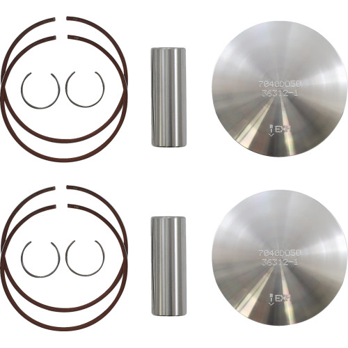 Wossner Piston Kit - 70.87 Mm - Polaris K7040D050-2 Wossner Piston Kit - 70.87 Mm - Polaris K7040D050-2