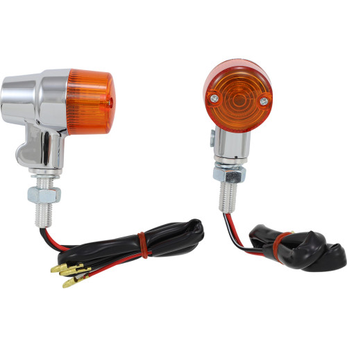 K&S Technologies Marker Light - Dual Filament - Amber/Chrome 25-8607 K&S Technologies Marker Light - Dual Filament - Amber/Chrome 25-8607