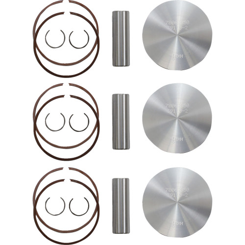 Wossner Piston Kit - 66.87 Mm - Arctic Cat K7006D050-3 Wossner Piston Kit - 66.87 Mm - Arctic Cat K7006D050-3