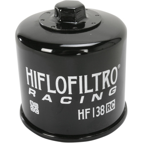 Hiflofiltro Racing Oil Filter - Black Hf138Rc