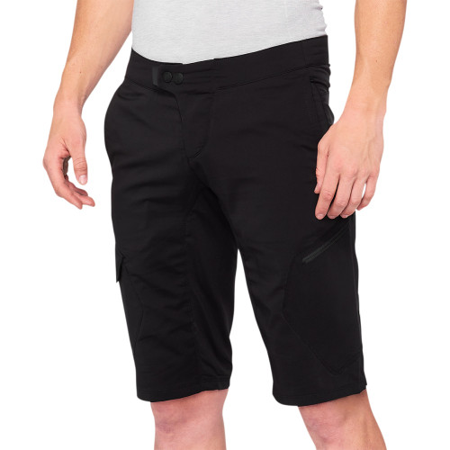 100% Ridecamp Shorts - Black - Us 38 40029-00005