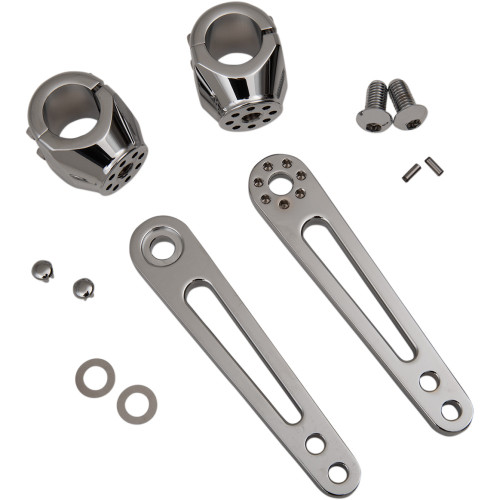 Rivco Products Adjustable Highway Peg Mounts - 1-1/4" - Chrome Hd005 Rivco Products Adjustable Highway Peg Mounts - 1-1/4" - Chrome Hd005