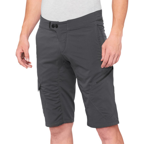 100% Ridecamp Shorts - Charcoal - Us 34 40029-00010