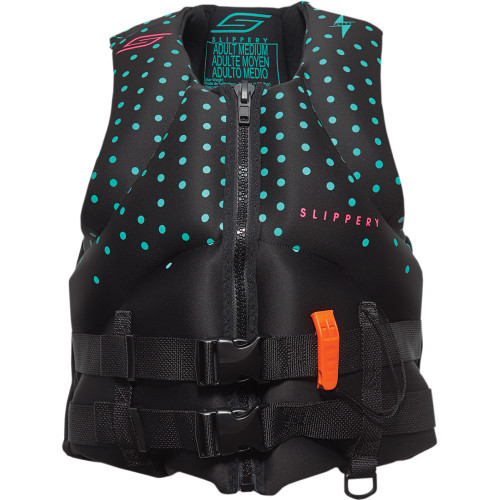 Slippery Women'S Surge Neo Vest - Black/Mint - Small