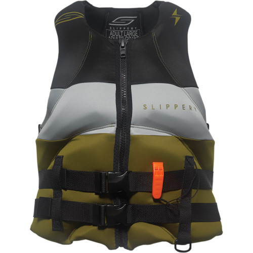 Slippery Surge Neo Vest - Olive/Black - 2Xl