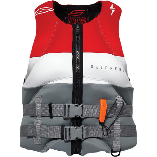 Slippery Surge Neo Vest - Charcoal/Red - Medium
