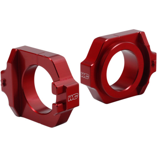 Works Connection Elite Axle Block - Red - Honda 17-225 Works Connection Elite Axle Block - Red - Honda 17-225