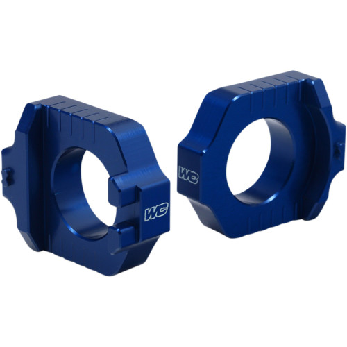 Works Connection Elite Axle Block - Blue - Yamaha 17-265 Works Connection Elite Axle Block - Blue - Yamaha 17-265