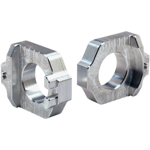 Works Connection Elite Axle Block - Silver - Yamaha 17-320 Works Connection Elite Axle Block - Silver - Yamaha 17-320