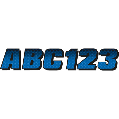 Hardline Blbkg300 Sticker Kit Blu/Blk