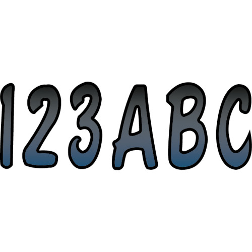 Hardline Bmbkg200 Sticker Kit Blu Met/Blk