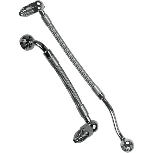 Goodridge Fuel Line Kit - Clear - Touring Hdfl-005