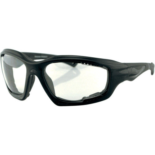 Bobster Desperado Sunglasses - Gloss Black - Clear Edes001C