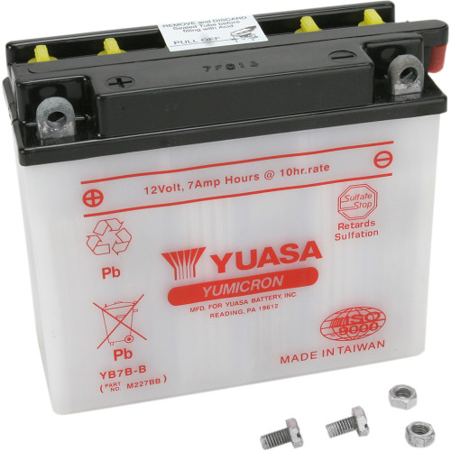 Yuasa Battery - Yb7B-B Yuam227Bb Yuasa Battery - Yb7B-B Yuam227Bb