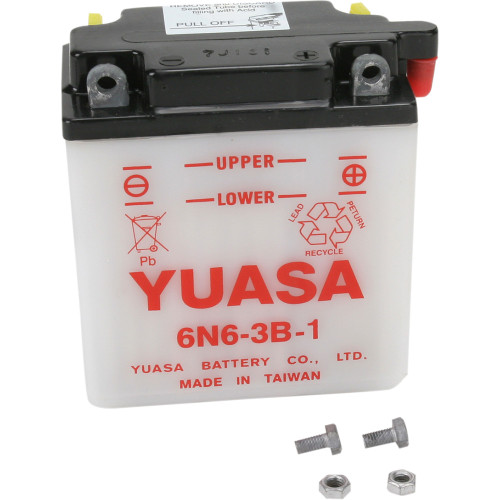 Yuasa Battery - Y6N6-3B-1 Yuam2663B