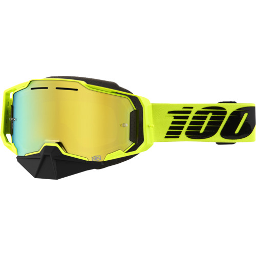 100% Armega Snow Goggles - Nuclear Citrus - Gold Mirror 50008-00003 100% Armega Snow Goggles - Nuclear Citrus - Gold Mirror 50008-00003