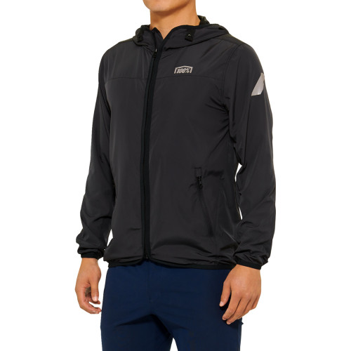 100% Klutch Jacket - Black - Large 20041-00002 100% Klutch Jacket - Black - Large 20041-00002