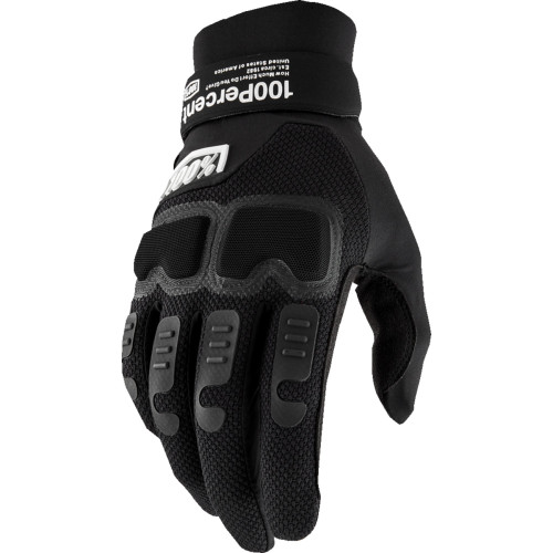 100% Langdale Gloves - Black - Small 10029-00001 100% Langdale Gloves - Black - Small 10029-00001