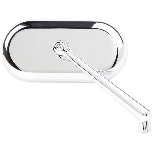 Arlen Ness Mirror - Side View - Oval - Chrome - Right 13-173 Arlen Ness Mirror - Side View - Oval - Chrome - Right 13-173