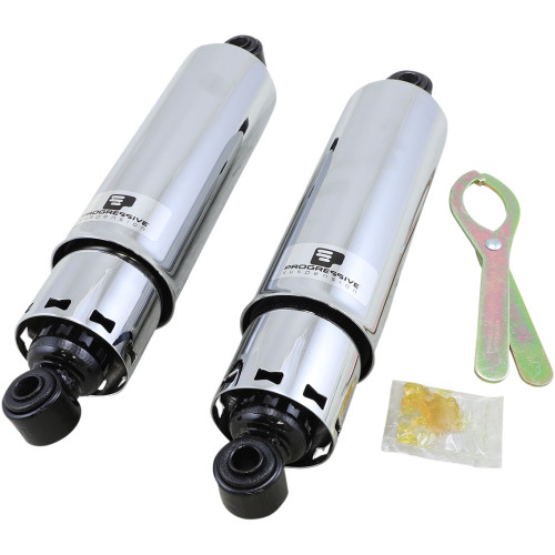 Progressive Suspension 412 Series Shock - 12" - Standard - Chrome - H-D 412-4035C Progressive Suspension 412 Series Shock - 12" - Standard - Chrome - H-D 412-4035C