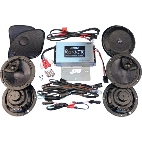 400 W 4-Channel Amplifier/Speaker Kit -'16-'23 Fltru/Fltrk Rkt6-400Hr16-Ul4 400 W 4-Channel Amplifier/Speaker Kit -'16-'23 Fltru/Fltrk Rkt6-400Hr16-Ul4