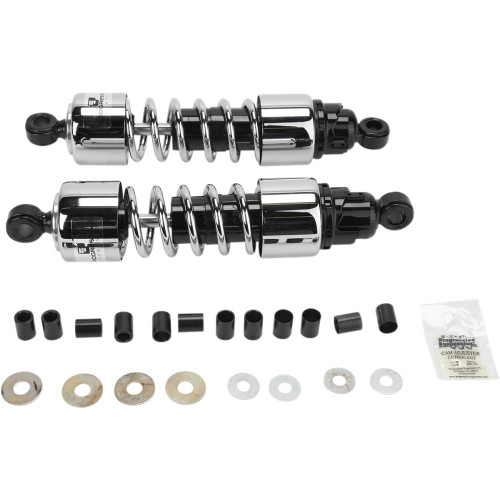 Progressive Suspension Shocks - 412 Cruiser Series - Chrome - 12.5" - Standard/Heavy Duty 412-4209C