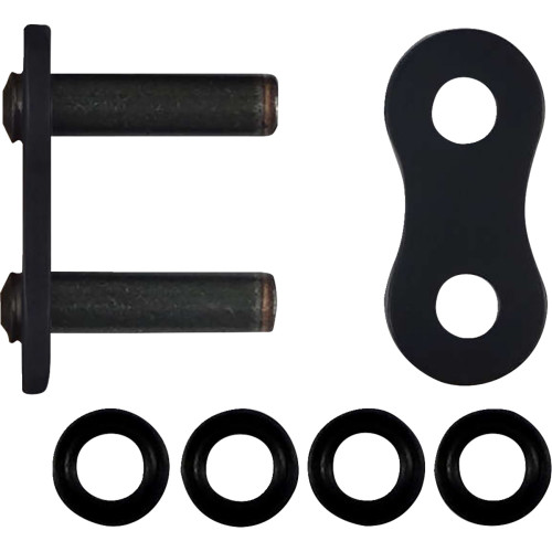 530 Max O - Connecting Link - Rivet - Black 530Maxo-Rl-B
