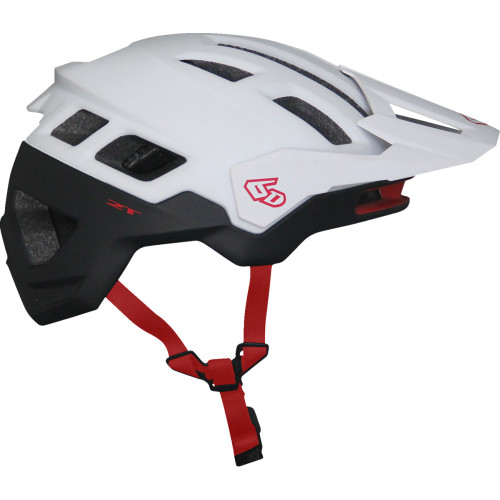 6D Helmets Atb-2T Helmet - Ascent - White/Black Matte - Xs/S 23-0024
