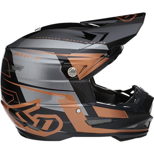 6D Helmets 514598 Helmet Offroad Atr2 Mach Bz/Gy/Bk Xl