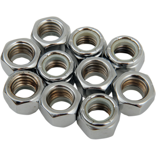 Drag Specialties 7/16-14 Chr Nyln Nut