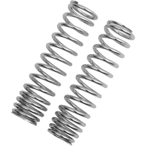 Progressive Suspension Shock Springs - 90-130 Lb/In - Chrome 03-1367C Progressive Suspension Shock Springs - 90-130 Lb/In - Chrome 03-1367C