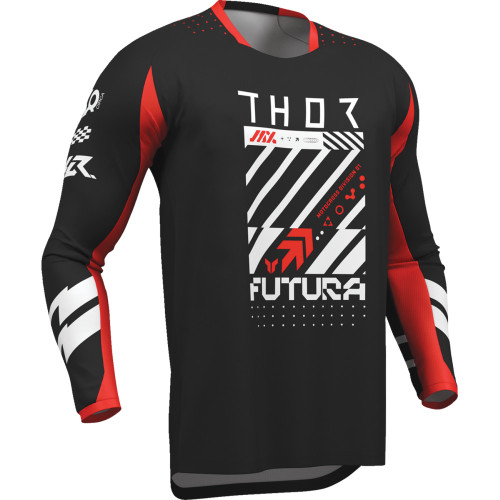 Thor Jersey Launchmode Futura Blk/Rd 2X