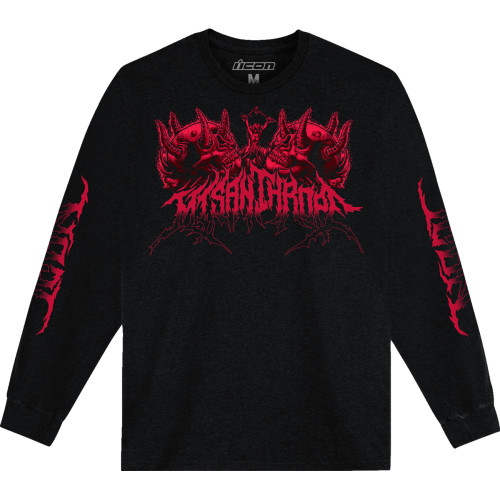 Icon Misanthrope Long-Sleeve T-Shirt - Black - Small