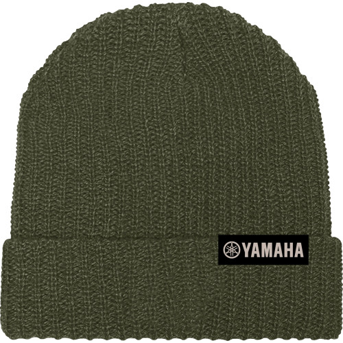 Yamaha Apparel Yamaha Racing Beanie - Olive Lem25-H44 Yamaha Apparel Yamaha Racing Beanie - Olive Lem25-H44