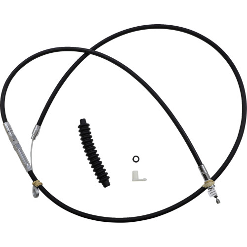 Drag Specialties High-Efficiency Black Vinyl Clutch Cable - 74" Drag Specialties High-Efficiency Black Vinyl Clutch Cable - 74"