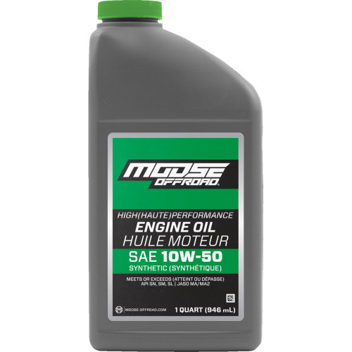 Moose Offroad Synthetic Engine Oil - 10W-50 - 1 Us Quart 219381