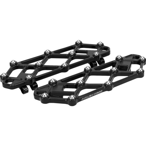 Arlen Ness Diamond Floorboards - Driver - Black 410-053 Arlen Ness Diamond Floorboards - Driver - Black 410-053