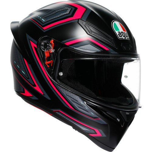 Agv K1 S Helmet - Sling - Matte Black/Pink - 2Xl 2118394003-063-Xxl Agv K1 S Helmet - Sling - Matte Black/Pink - 2Xl 2118394003-063-Xxl