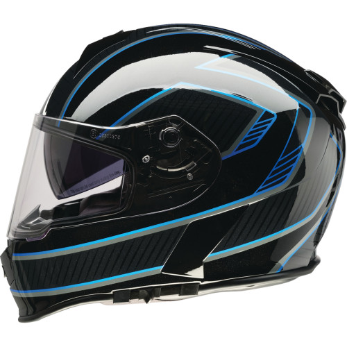 Z1R Warrant Helmet - Amplify - Black/Blue - Small Z1R Warrant Helmet - Amplify - Black/Blue - Small