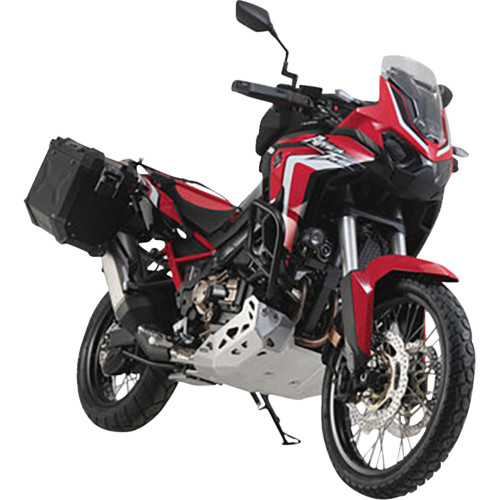 Sw-Motech Trax Adv Aluminum Case System - Black - Honda Africa Twin '19-'21 Kft.01.950.70001/B Sw-Motech Trax Adv Aluminum Case System - Black - Honda Africa Twin '19-'21 Kft.01.950.70001/B