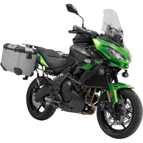 Sw-Motech Trax Adv Aluminum Case System - Silver - Kawasaki Versys 650 '14-'24 Kft.08.518.70100/S Sw-Motech Trax Adv Aluminum Case System - Silver - Kawasaki Versys 650 '14-'24 Kft.08.518.70100/S