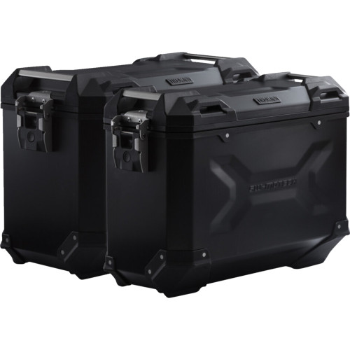 Sw-Motech Trax Adv Aluminum Case System - Black - Triumph Tiger 800 '10-'19 Kft.11.748.70001/B Sw-Motech Trax Adv Aluminum Case System - Black - Triumph Tiger 800 '10-'19 Kft.11.748.70001/B
