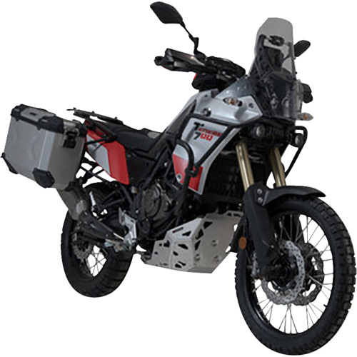 Sw-Motech Trax Adv Aluminum Case System - Silver - Yamaha Tenere 700 '21-'24 Kft.06.799.70002/S Sw-Motech Trax Adv Aluminum Case System - Silver - Yamaha Tenere 700 '21-'24 Kft.06.799.70002/S
