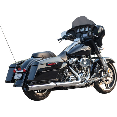 S&S Cycle 550-1142 Muffler Swindler 2:1 Chrome 4.5" M8 Touring