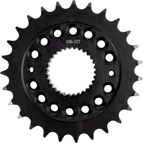 Arlen Ness Front Sprocket - 27 Tooth - Black - Flt/Flh 300-205 Arlen Ness Front Sprocket - 27 Tooth - Black - Flt/Flh 300-205