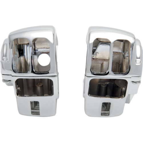 Drag Specialties Handlebar Switch Housing Kit - Radio - Chrome Drag Specialties Handlebar Switch Housing Kit - Radio - Chrome