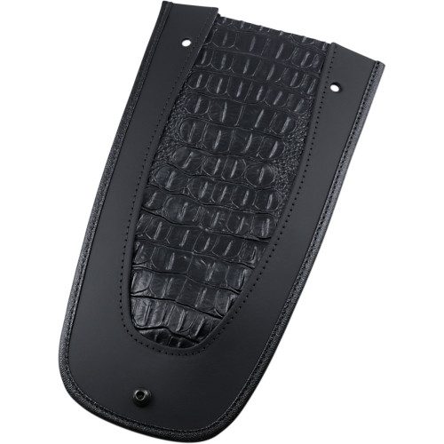 Drag Specialties Seats Fender Skin - Embossed Faux Gator Leather Center