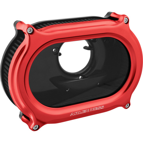 Arlen Ness Stage 2 Method Air Cleaner Kit - Red 600-216 Arlen Ness Stage 2 Method Air Cleaner Kit - Red 600-216