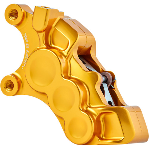 Arlen Ness 6-Piston Caliper - 11.8" - Gold 02-225 Arlen Ness 6-Piston Caliper - 11.8" - Gold 02-225