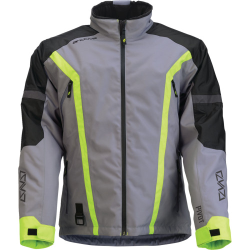 Arctiva Jacket Pivot 8 Gray/Hi-Viz Xl